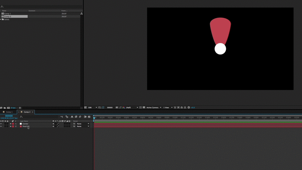 Index Expression in After Effects: Manually rotating each new layer.