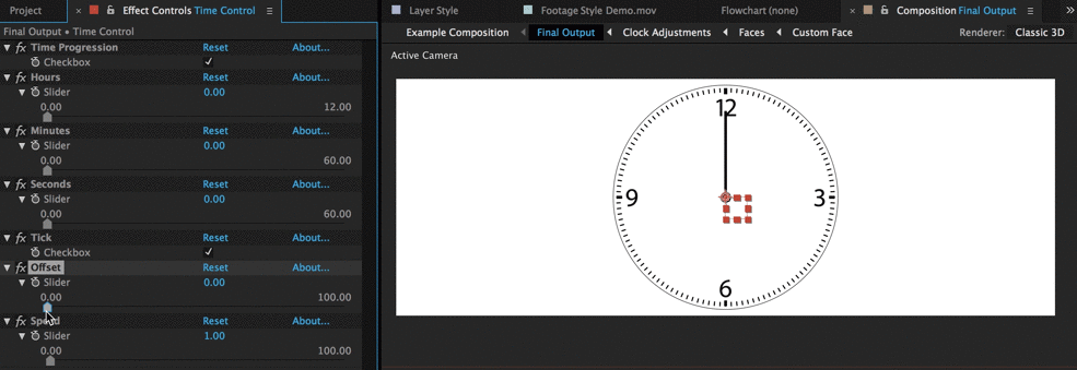 Countdown - Kinetic Flip Clock 1 Hour, After Effects Project Files