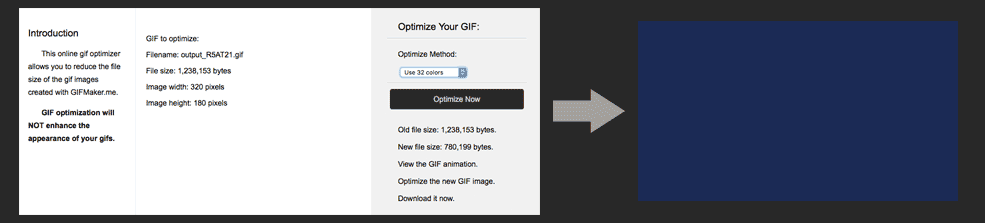 How to Optimize an Animated GIF, How to Reduce GIF Size