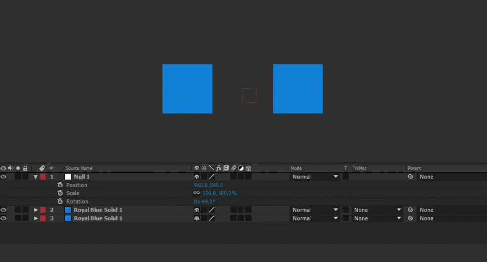 A Guide to Layers in After Effects: NULL LAYERS