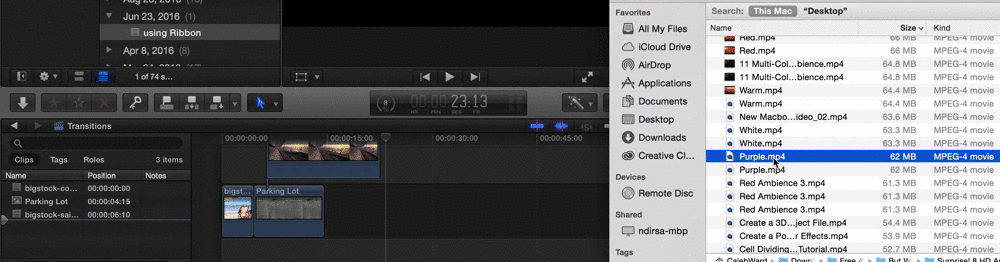 How to Import Video in Final Cut Pro — Timeline