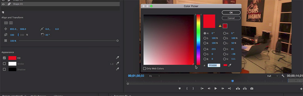 How to Create Pop Tags for Social Media in Premiere Pro — Change Color