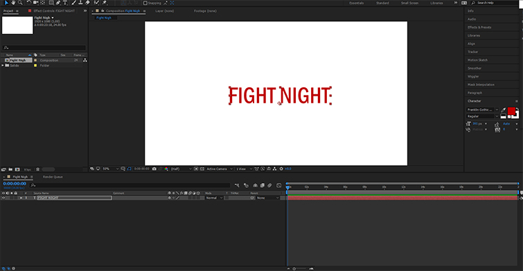 The Beginner's Guide to Using Alpha Mattes in After Effects — New Text Layer
