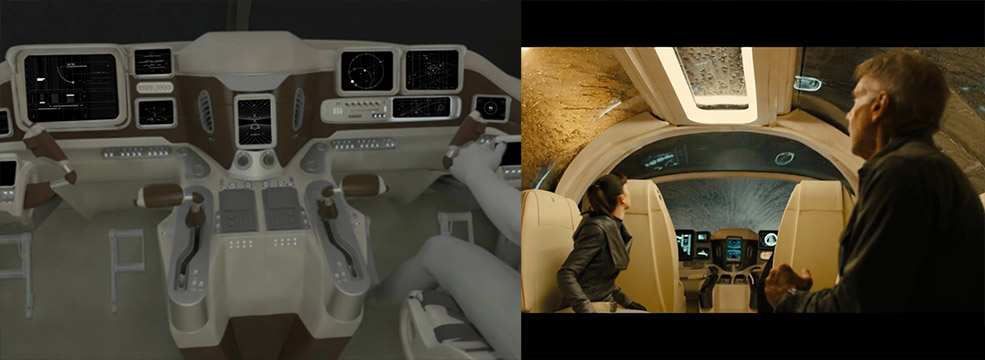 The Near-Future Design and Surprising Influences Behind Sci-Fi UI - Blade Runner Car