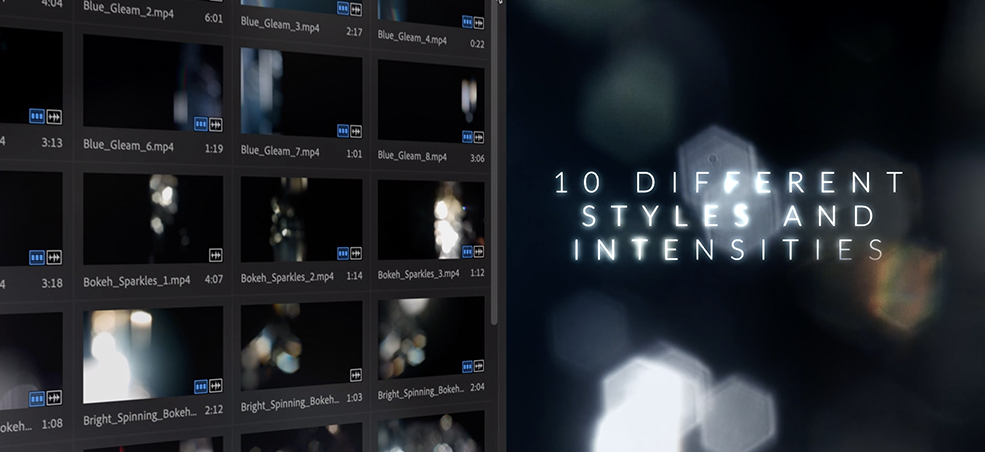 35 FREE Prism Bokeh Effect Overlays — Different Styles