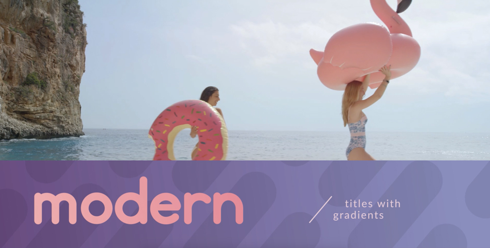 Rounded Titles: free after effects templates