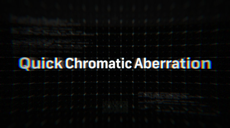 Cyberpunk After Effects Plugins - Quick Chromatic Aberration