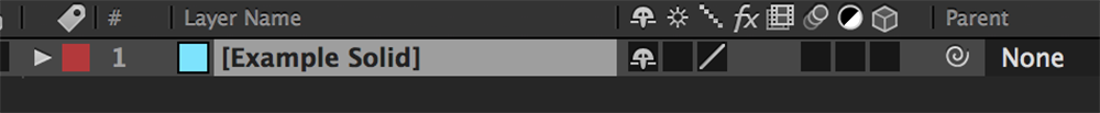 After Effects Tip Step 1: Select Your Layer